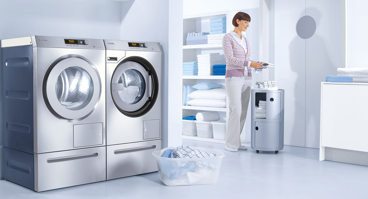 Профессиональные стиральные машины Миле эффективно ухаживают за любыми видами ткани.